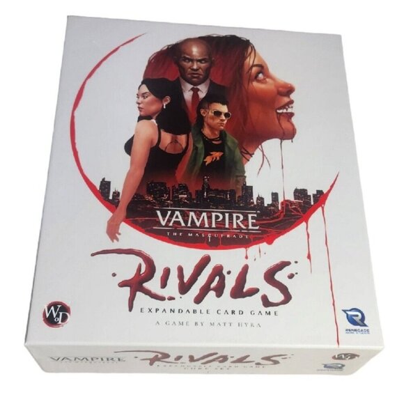 Vampire The Masquerade Rivals Expandable Card Game Core Set + SF City Playmat - Picture 8 of 13